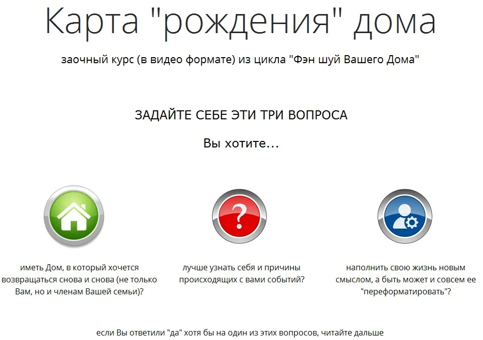 Карта рождения дома (Юрий Сбитнев)