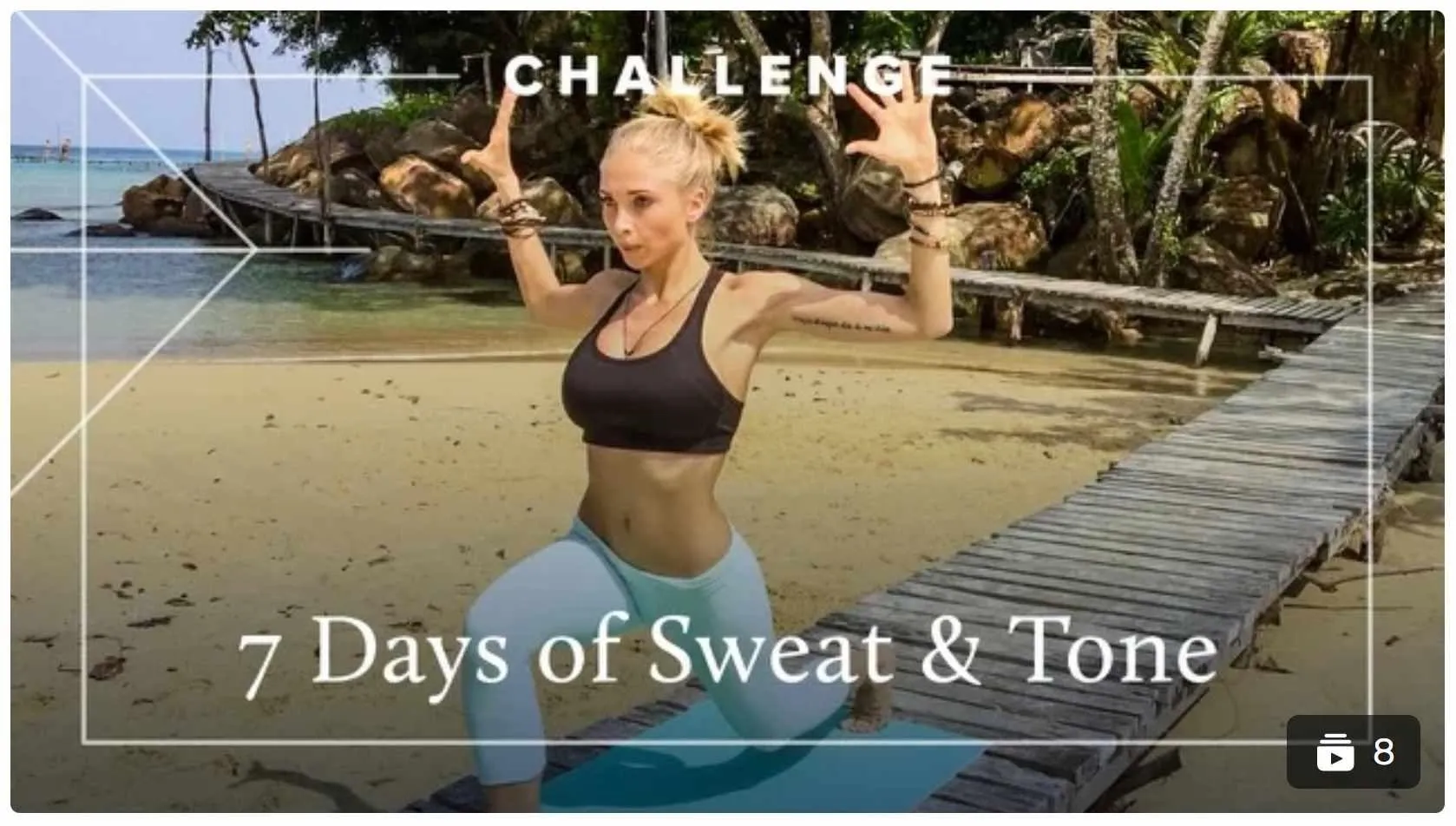 Boho Beautiful Official. Challenges. 7 Days Of Sweat & Tone (bohobeautiful)