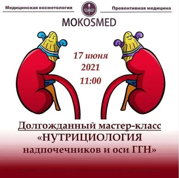 [mokosmed] Нутрициология надпочечников и оси ГГН (Мария Моргунова)