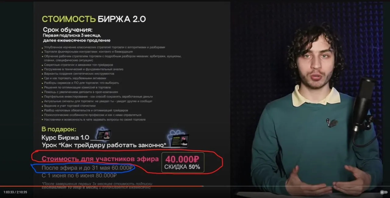 Биржа 2.0. Тариф Базовый (Иван Попов)