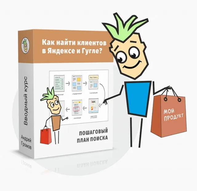 Пошаговый план поиска клиентов в Яндексе и Гуглем (Андрей Громов)