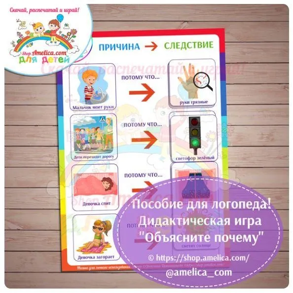 [shop.amelica] Дидактическая игра «Объясните почему» (Светлана Шапошникова)
