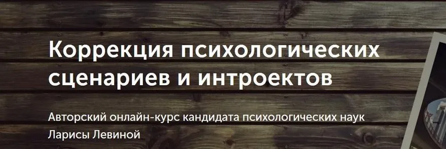 Коррекция психологических сценариев и интроектов (Лариса Левина)