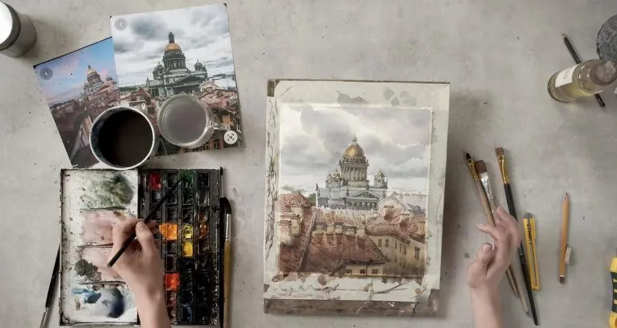[artclass] Городские пейзажи (Ольга Кабаева)