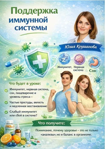 Поддержка иммунной системы (Юлия Крушанова)