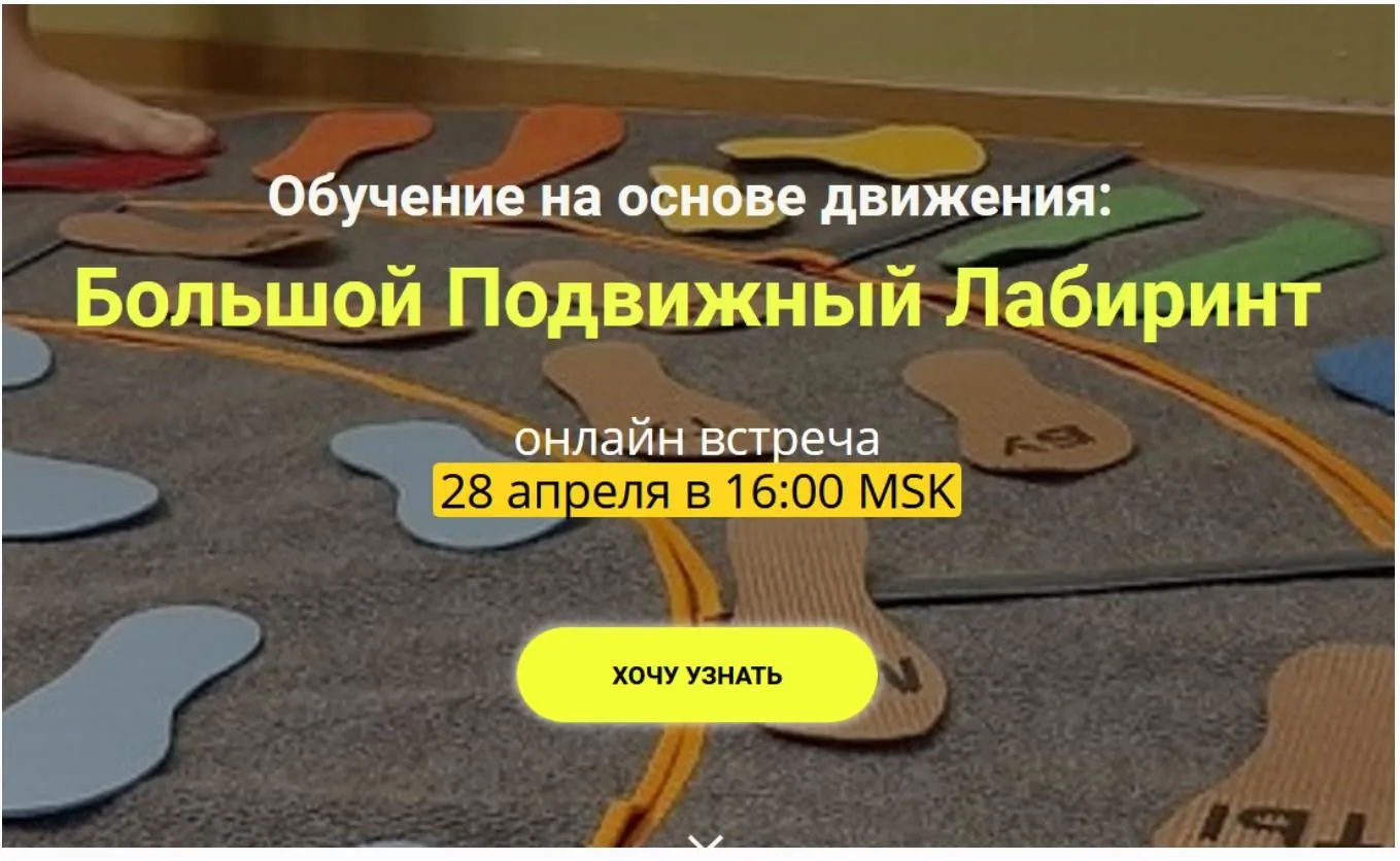 Большой Подвижный Лабиринт (Анна Бояринцева, Елена Богер)