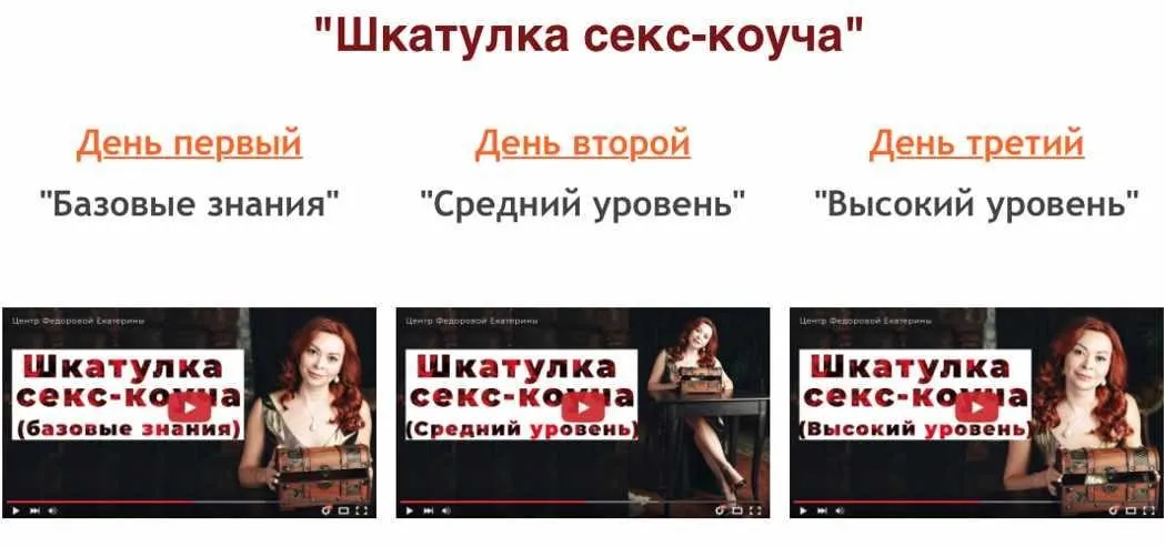 Шкатулка секс-коуча (Екатерина Федорова)