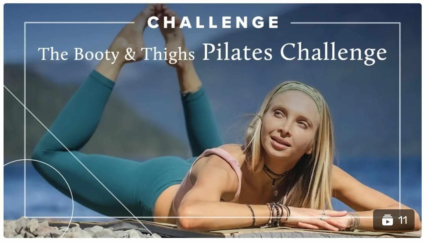 Boho Beautiful Official. Challenges. The Booty & Thighs Pilates Challenge (bohobeautiful)