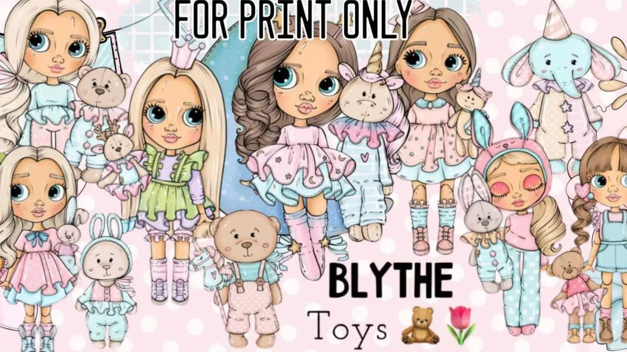 [Palmpink Illustrations] Blythe Toys (Дарья Львова)