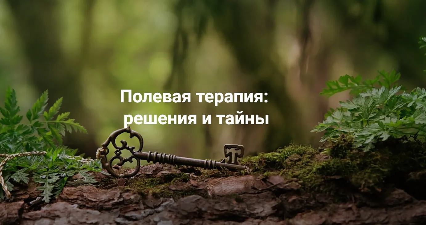 [Институт Открытого поля] Полевая терапия: решения и тайны (Елена Веселаго)