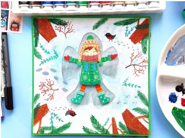 [hurlyburlyschool] Цвет Нового года! (Оля Сафонова, Даша Сафонова)