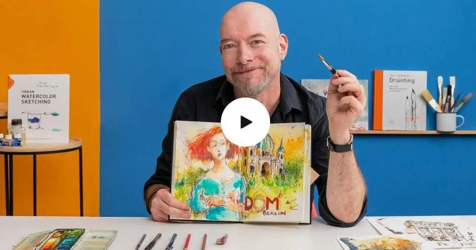 Художественный акварельный набросок: смело выражайте свои идеи / Artistic Watercolor Sketching: Dare to Express Your Ideas (Felix Scheinberger)