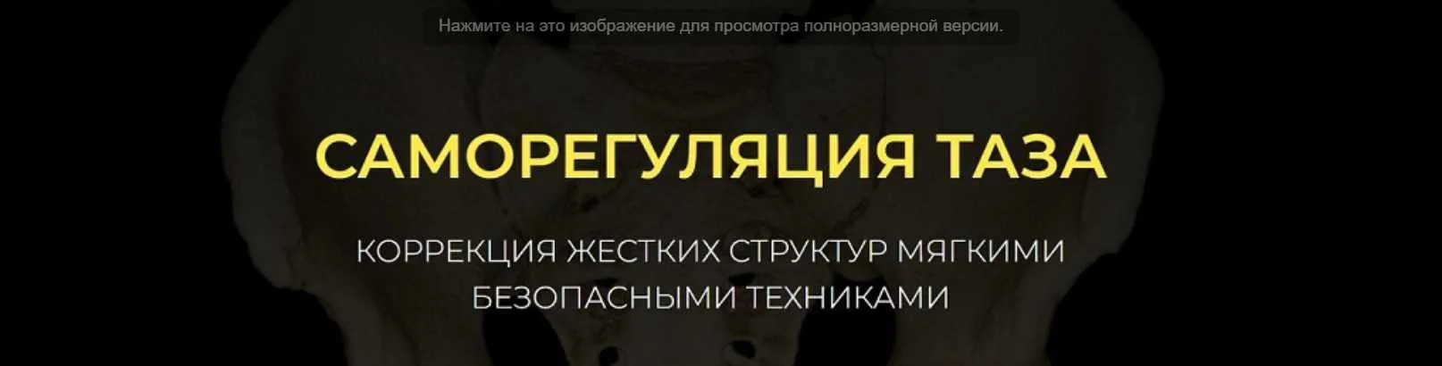 Саморегуляция таза (Иван Борисенко)