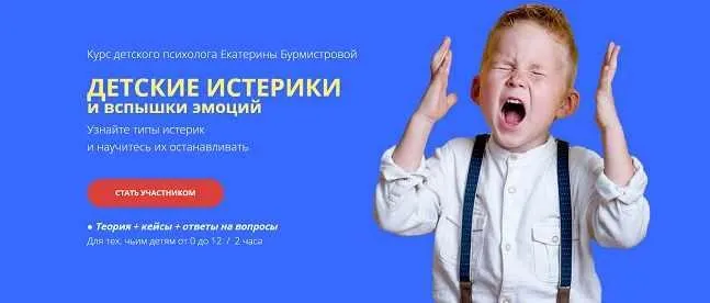 Детские истерики и вспышки эмоций. Стандарт (Екатерина Бурмистрова)