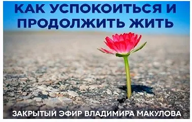 Как успокоиться и продолжить жить (Владимир Макулов)