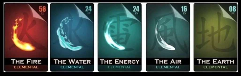 [videohive] Анимационная графика Elemental 2D FX pack