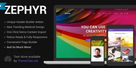 [WP] Zephyr 3. Material Design Theme
