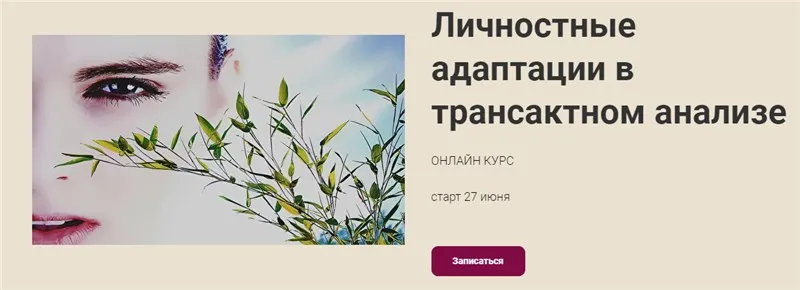 Личностные адаптации в трансактном анализе (Александра Витковская)