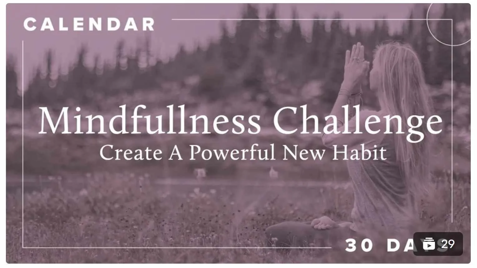 Boho Beautiful Official. Calendars. Sweet Still Serenity | 30 Day Mindfulness Challenge (bohobeautiful)