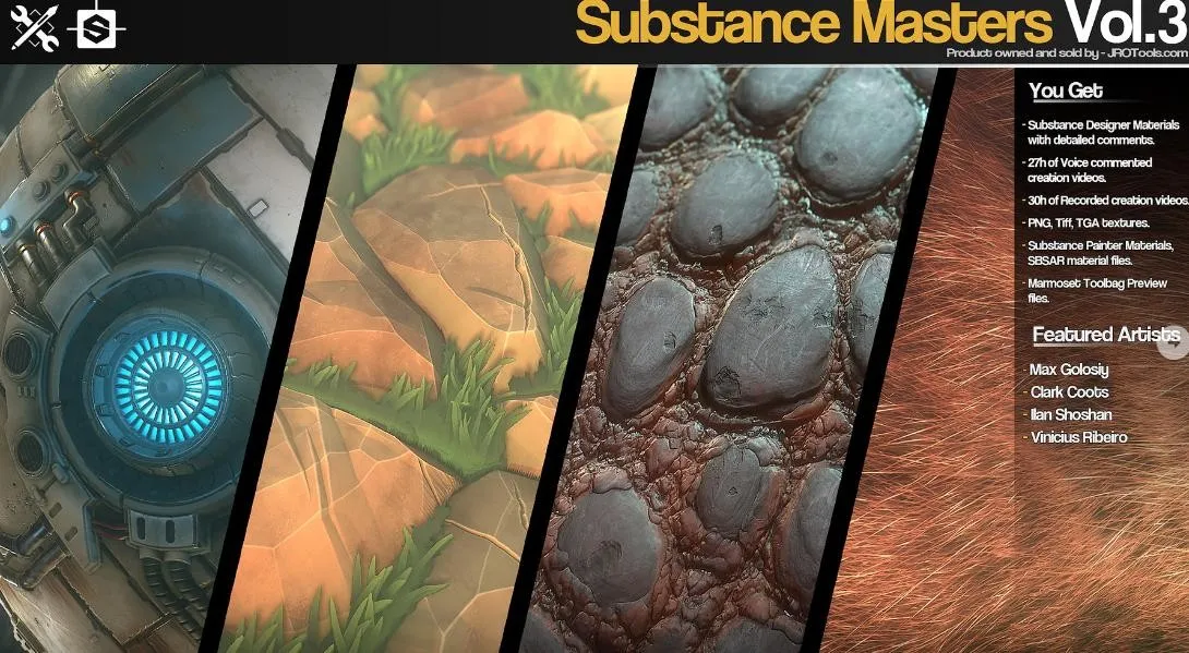[artstation] Substance Masters Vol.3 (Jonas Ronnegard)
