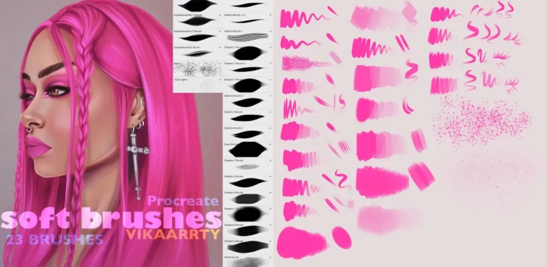 [Vikaarty] Soft Brushes set (Виктория Рязанцева)