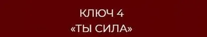 13 ключей к силе. Ключ 4 Ты сила (Владислав Череватый)