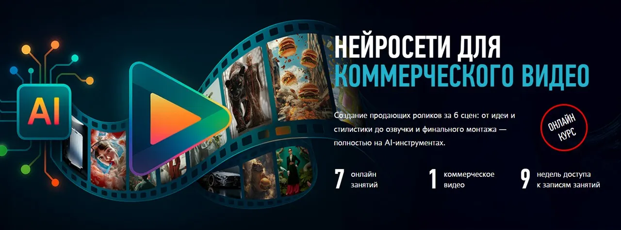 [profileschool] Нейросети для коммерческого видео (Никита Чесноков)