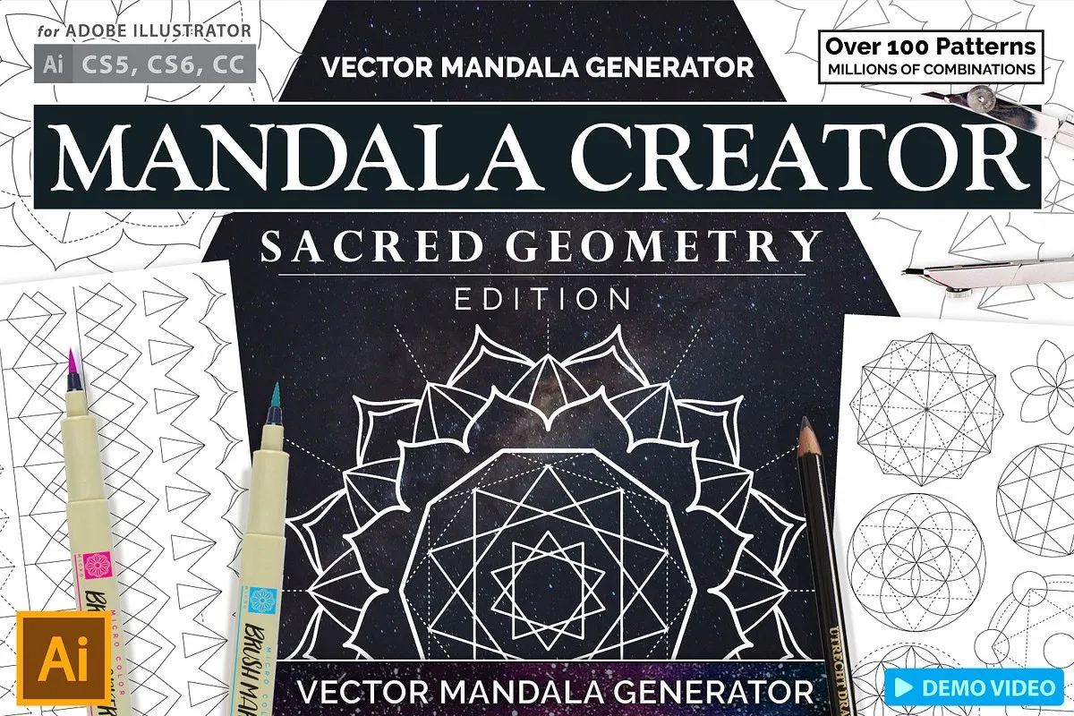 [Creativemarket] Sacred Geometry Mandala Creator