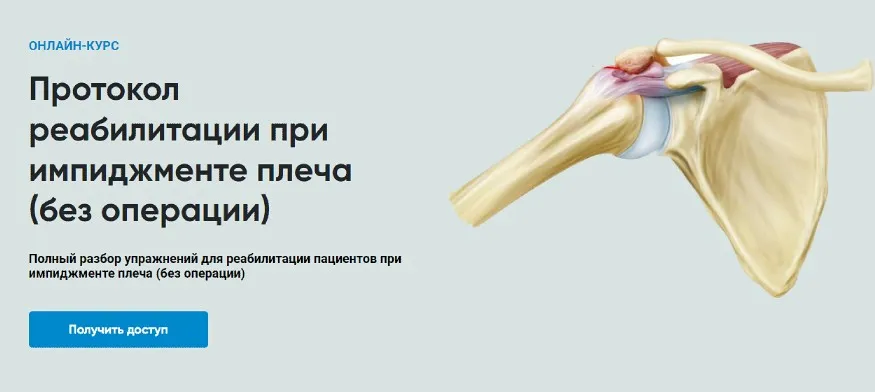 [Rehab Science] Протокол реабилитации при импиджменте плеча (без операции) (Андрей Богатырев)
