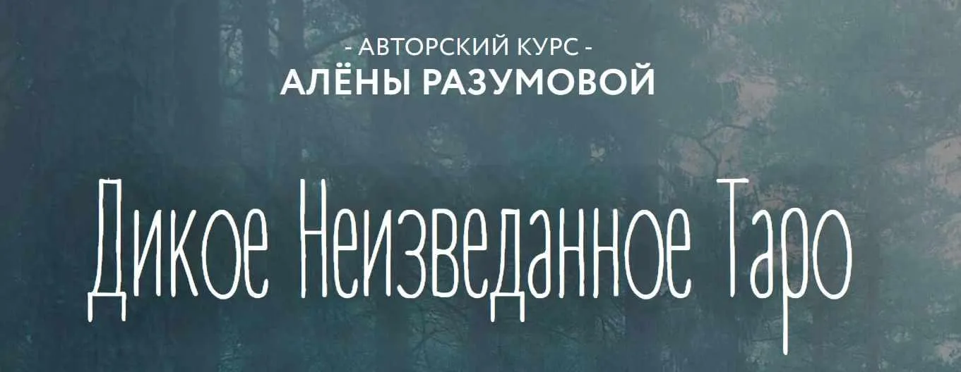 Дикое Неизведанное Таро - 1 блок (Алёна Разумова)