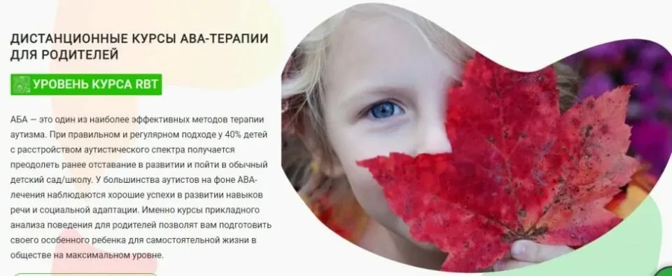 Курсы ABA-терапии для родителей. Базисные принципы прикладного анализа поведения. 1 курс (Юлия Эрц)