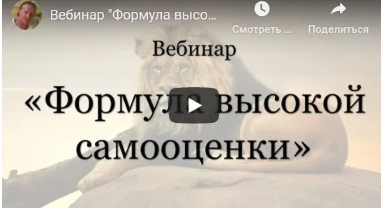 Формула высокой самооценки VIP (Александр Приходько)