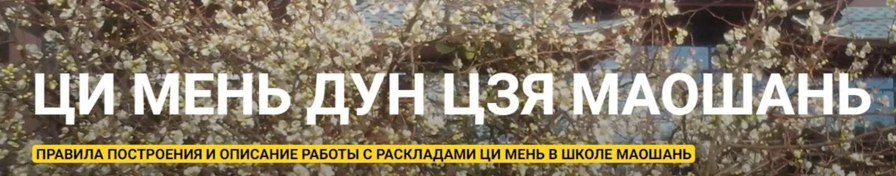 Ци Мень Дун Цзя Маошань (Алексей Левандовский)