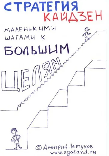 Стратегия кайдзен. Маленькими шагами к большим целям (Дмитрий Петухов)