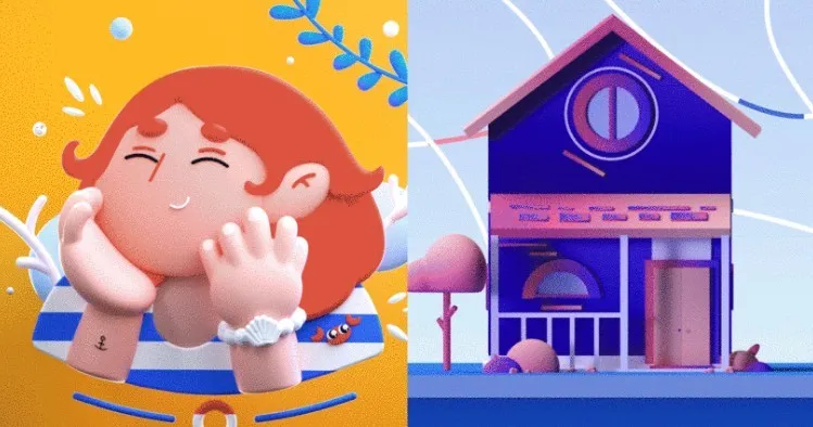[Domestika] 3d моделирование: Создание красочных объектов (Мартина)