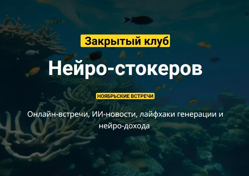 Закрытый клуб нейро-фотостокеров. Ноябрь 2024 (Вадим Закиров)