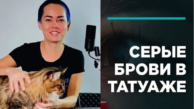 Серые брови в татуаже (Елена Нечаева)
