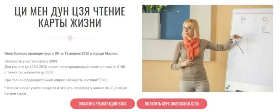 Ци Мен Дун Цзя чтение карты жизни  (Инна Волкова)