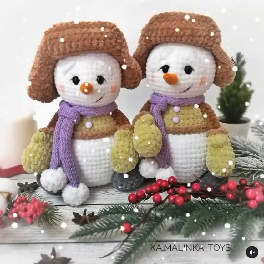 [Игрушки] Снеговик Прошка (ka.malinka toys)