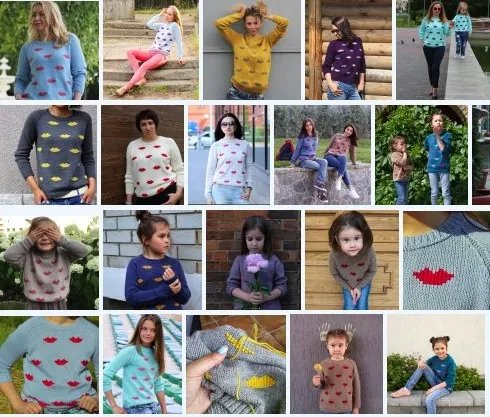 [Knitterra] Mother’s Lipstick for girls