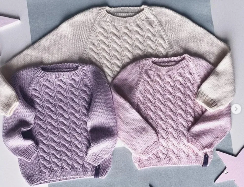 [Вязание] Детский свитер «Marshmallow sweater» (lublu.knit)