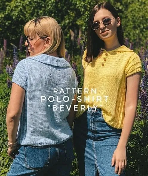 Поло «Polo_shirt_beverly» (Елена Чаплина) @elena_knittingg