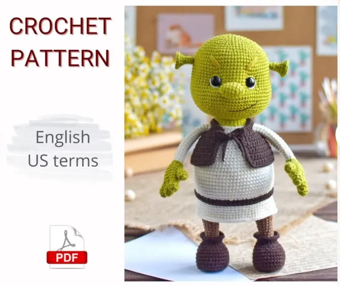 [Funnycrochetstory] Злой зеленый огр