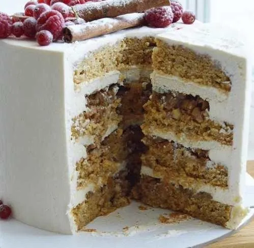 [selfsweets_spb] Торт Груша-орех-голубой сыр.  (Юлия Залесских)