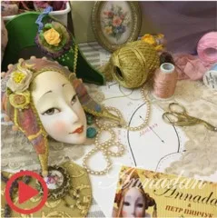[Куклы] Восьмой вебинар - Головной убор для куклы (Annadan)