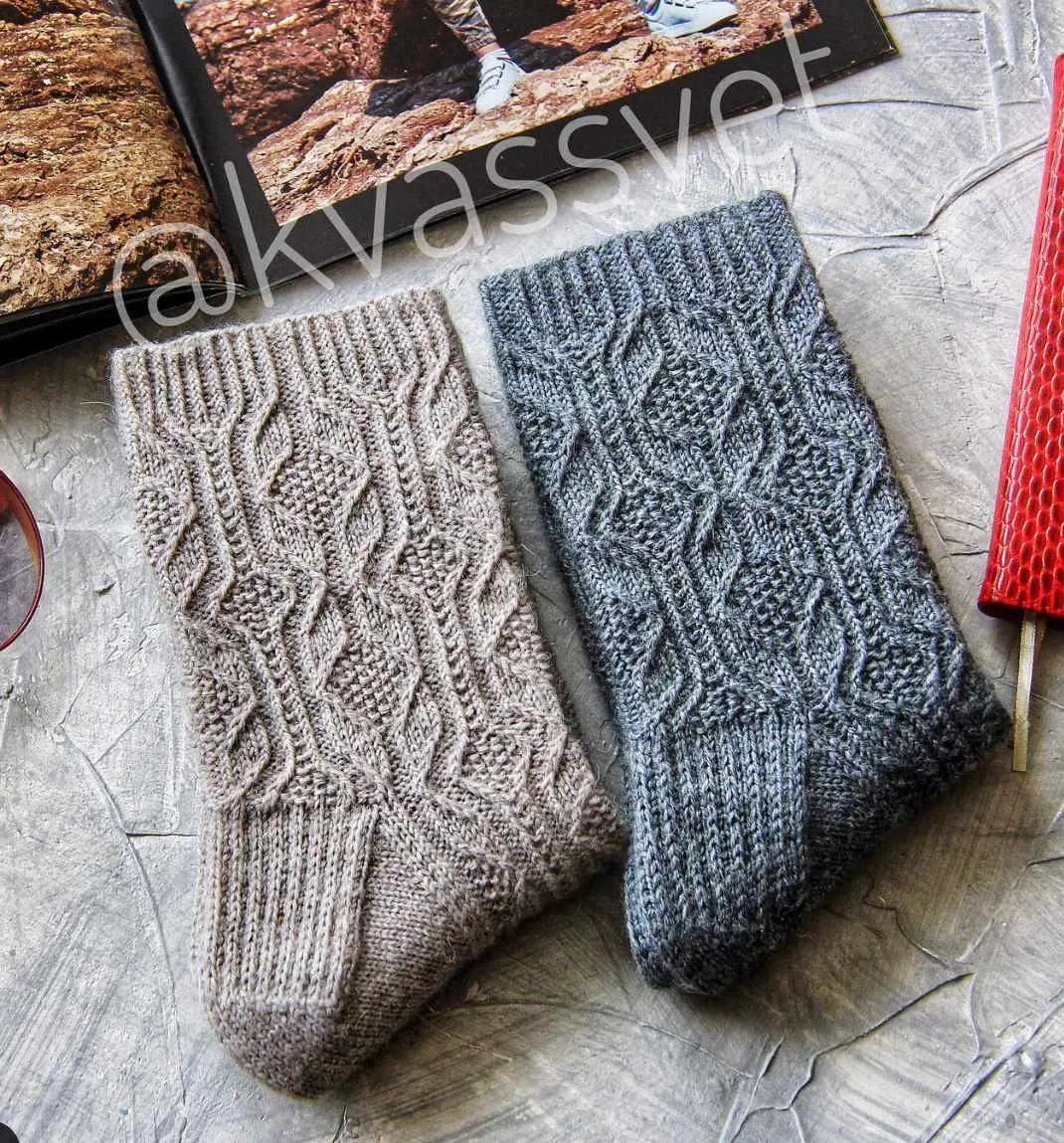 Носки aurora_socks (kvassvet)