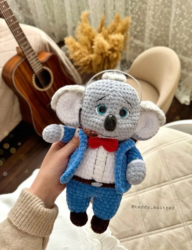 [Teddy_knitted] Коала Бастер Мун (Дарья Киселёва)