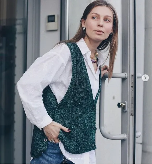 [margarita.terekhova] Жилет Ботаник с изюмом (Маргарита Терехова)
