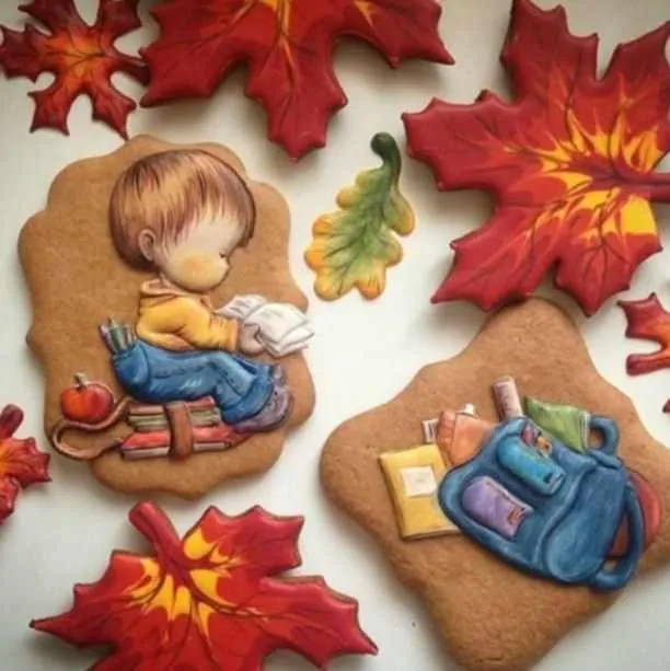 Пряничная открытка. Видео МК ШКОЛА (family_desserts)