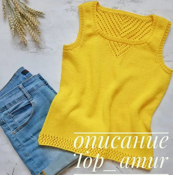 Топ Amur (nilova_knit)